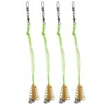 Lot de 4 appts de pche  la carpe anti - suspension avec hameon et explosion de leurres pour poissons ...