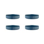 Assiette creuse scandi �215cm - 4 pi�ces - marine