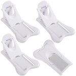 Lot de 4 bloque porte coulissante securite fenetre enfant auto - adh�sif bloc porte securite bebe protection ...