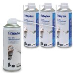 Lot de 4 bombes d�poussi�rantes air sec 400 ml waytex a�rosol air comprim� ultra puissant 5 bars nettoyant ...