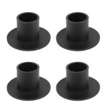 Lot de 4 bougeoirs noirs bougeoirs rtro dcoration de ferme pour la maison anniversaire de mariage