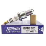 Lot de 4 bougies dallumage en iridium bpr6eix 6637 pour audi subaru bmw nissan iw20 bpr6eix - 6637 de ...