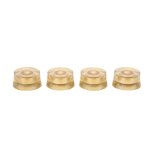 Lot de 4 boutons de contrle de volume et de tonalit de guitare de remplacement pour les paul (dor) ...