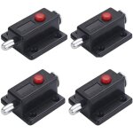 Lot de 4 boutons de serrure ressort pour armoires et tiroirs verrou automatique avec bouton ressort pzcc ...