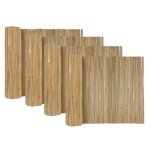 Lot de 4 canisse en bambou brise - vue clture de jardin dcorative extrieure couverture de protection ...