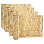 Lot de 4 canisse en bambou brise vue clôture de jardin décorative extérieur pour jardin et terrasse - ... Lot de 4 canisse en bambou brise vue clôture de jardin décorative extérieur pour jardin et terrasse - ...