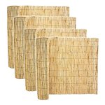Lot de 4 canisse en bambou brise vue clture de jardin dcorative extrieur pour jardin et terrasse - ...