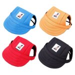 Lot de 4 casquettes de baseball pour animaux de compagnie avec trous pour les oreilles chapeau pour chat ...
