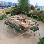 Lot de 4 chaise pliante confortable - vivolilv - chaises pliantes en cuir de cuisine avec coussin - 46x42x80cm ...