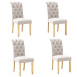 Lot de 4 chaise de salle à manger chaise de chambre pieds en bois chêne assise en velours décor scandinave ... Lot de 4 chaise de salle à manger chaise de chambre pieds en bois chêne assise en velours décor scandinave ...