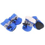 Lot de 4 chaussures antidérapantes pour chien bottes chaussettes pour chien en coton doux rembourrées ... Lot de 4 chaussures antidérapantes pour chien bottes chaussettes pour chien en coton doux rembourrées ...