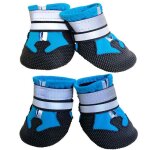 Lot de 4 chaussures pour chien impermables et antidrapantes pour la neige profonde protection des pattes ...