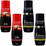 Lot de 4 concentrs sodastream 2x (cola + nergie)