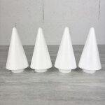 Lot de 4 cnes en polystyrne  pied h. 135 cm avec supports base 4 cm sapins  dcorer macarons choux ...