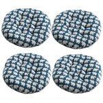 Lot de 4 coussins de si�ge - tatami japonais - respirants et ergonomiques - 40x40cm - id�al pour chaises ...