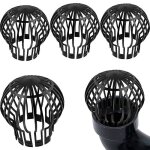 Lot de 4 crapaudines pour gouttire protections de gouttire 14. 5 * 11cm - marque - noir
