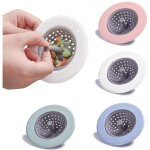 Lot de 4 crépines dévier en silicone - protection anti - obstruction pour cuisine et salle de bain - ... Lot de 4 crépines dévier en silicone - protection anti - obstruction pour cuisine et salle de bain - ...