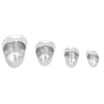 Lot de 4 cuillres doseuses en acier inoxydable tasses doseuses ustensiles de cuisine pour la boulangerie ...