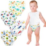 Lot de 4 culotte apprentissage propret� garcon 2 - 6 ans culotte apprentissage enfant coton culotte apprentiss ...