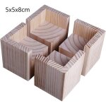 Lot de 4 Élévateurs de meubles rehausseurs de meubles en bois lit de bureau riser meubles pieds de levage ... Lot de 4 Élévateurs de meubles rehausseurs de meubles en bois lit de bureau riser meubles pieds de levage ...