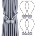 Lot de 4 embrasses de rideaux embrasses rideau aimante tressage magntiques rideaux boucle pour dcoration ...
