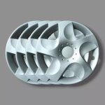 Lot de 4 enjoliveurs renault new twingo 2007 pour jantes 14 sans logo