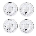 Lot de 4 enjoliveurs de roue chromés de 8 pouces pour voiturette de golf ez - go Lot de 4 enjoliveurs de roue chromés de 8 pouces pour voiturette de golf ez - go
