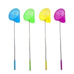 Lot de 4 filets de p�che pour enfants avec manches t�lescopiques pour �tangs filets anti - insectes pour ...