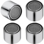 Lot de 4 filtres pour évier de salle de bain aérateur de robinet de cuisine avec coque en laiton 55 / ... Lot de 4 filtres pour évier de salle de bain aérateur de robinet de cuisine avec coque en laiton 55 / ...