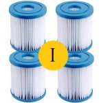Lot de 4 filtres pour pompe de filtration de piscine de type i 58381 - taille i - cartouches filtrantes ... Lot de 4 filtres pour pompe de filtration de piscine de type i 58381 - taille i - cartouches filtrantes ...