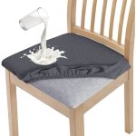 Lot de 4 housses de chaise de salle � manger �l�gantes et imperm�ables - haute �lasticit� - protection ...