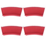 Lot de 4 housses isolantes en silicone anti - brlure pour poigne latrale de casserole