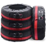 Lot de 4 housses de pneus 13 - 17 housse roue de secours impermable housses de protection de roue de ...