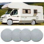 Lot de 4 housses de pneu impermables universelles pour caravane remorque camping - car 27 - 29 pouces ...