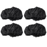Lot de 4 housses de protection pour roues de poussette pour enfant et bb accessoires noirs anti - poussire ...
