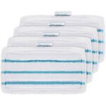 Lot de 4 lingettes remplacement pour black et decker balais vapeur steam mop fsm1630 fsmh1621 fsm1600 ...