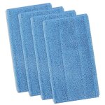 Lot de 4 lingettes rutilisable pour swiffer wet jet chiffon en microfibre lavable nettoyer le sol sec ...