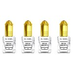 Lot 4 muscs brown el nabil 4 x 5ml extrait de parfum