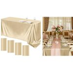 Lot de 4 nappe rectangle nappe de table douceur dintérieur pour salle à manger fête mariage ou maison145 ... Lot de 4 nappe rectangle nappe de table douceur dintérieur pour salle à manger fête mariage ou maison145 ...