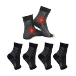 Lot de 4 paires de chaussettes de compression pour fasciite plantaire pour femmes et hommes support mdical ...