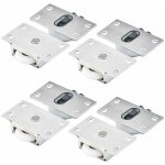 Lot de 4 paires de roues rouleaux pour armoire roulettes pour porte coulissante galets de placard couleurs ...
