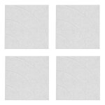 Lot de 4 panneaux d�co arche feutrine 30x30cm gris