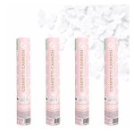 Lot de 4 petits canons confettis papillons biod�gradables 28cm