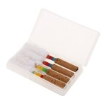 Lot de 4 pièces de rechange pour instruments à vent à anche de hautbois avec boîte de rangement en plastique ... Lot de 4 pièces de rechange pour instruments à vent à anche de hautbois avec boîte de rangement en plastique ...
