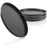 Lot de 4 plats  four pour cuisson de tartes plaques de ptisserie pizzas rondes revtement anti - adhrent ...