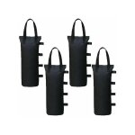 Lot de 4 poids de gazebo pour tonnelle et pavillon sac de lestage sable pour jambes tentes pare - soleil ...
