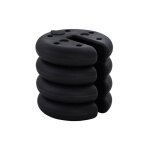 Lot de 4 poids de lestage circulaire pour tonnelle barnum tente diamètre 20 cm épaisseur 45 cm polyéthylène ... Lot de 4 poids de lestage circulaire pour tonnelle barnum tente diamètre 20 cm épaisseur 45 cm polyéthylène ...