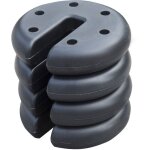 Lot de 4 poids de lestage circulaire pour tonnelle barnum tente diamètre 20 cm épaisseur 45 cm polyéthylène ... Lot de 4 poids de lestage circulaire pour tonnelle barnum tente diamètre 20 cm épaisseur 45 cm polyéthylène ...