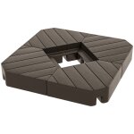 Lot de 4 poids de lestage - outsunny - � remplir deau ou de sable jusqu� 60 / 80 kg - en hdpe - 80 x ...