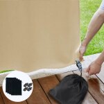 Lot de 4 sacs lests pour rideaux dextrieur - sac de sable poids portable - poids lourds pour pavillon ...